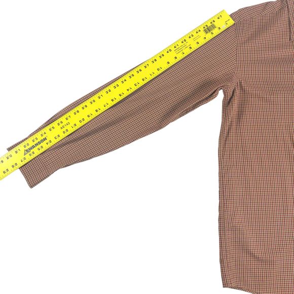 Eddie Bauer Shirt Mens Large Tall LT 100% Baumwolle Cotton Button Down Shirt - Picture 6 of 10